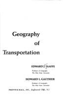 Geography of transportation by Edward J. Taaffe
