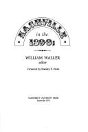 Nashville in the 1890s by William Waller