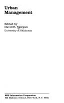 Cover of: Urban management