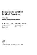 Homogeneous catalysis by metal complexes by M. M. Taqui Khan