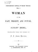 Cover of: Woman in the past, present, and future