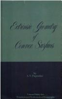 Cover of: Extrinsic geometry of convex surfaces