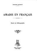 Amadis en français by Hugues Vaganay