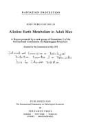 Alkaline earth metabolism in adult man by International Commission on Radiological Protection. Committee 2