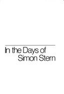 Cover of: In the days of Simon Stern: a novel