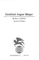 Cover of: Gottfried August Bürger by William A. Little