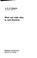 Cover of: Black and white elites in rural Rhodesia