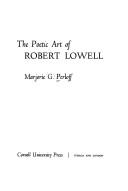 Cover of: The poetic art of Robert Lowell