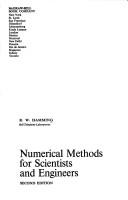 Numerical methods for scientists and engineers by Richard Hamming