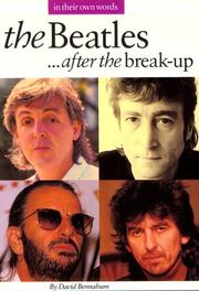 Cover of: The Beatles -- after the break-up by David Bennahum