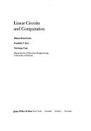 Cover of: Linear circuits and computation