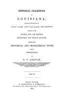 Historical collections of Louisiana by B. F. French