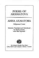 Cover of: Poems of Akhmatova. by Anna Akhmatova