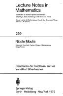 Structures de Fredholm sur les variétés hilbertiennes by Nicole Moulis