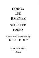 Cover of: Lorca and Jiménez: selected poems