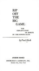 Cover of: Rip off the big game