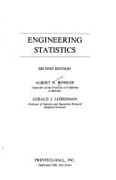 Cover of: Engineering statistics