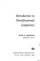 Cover of: Introduction to stratificational linguistics by David G. Lockwood