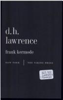Cover of: D. H. Lawrence by Kermode, Frank