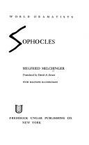 Cover of: Sophocles.