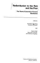 Cover of: Redistribution to the rich and the poor: the grants economics of income distribution.