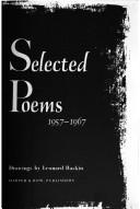 Cover of: Selected poems, 1957-1967.
