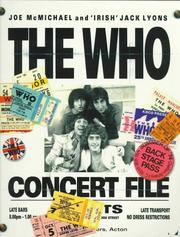 Cover of: The Who by Joe McMichael, Jack Lyons, Irish Jack Lyons