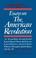 Cover of: Essays on the American Revolution.