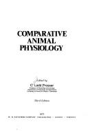 Cover of: Comparative animal physiology. by C. Ladd Prosser, C. Ladd Prosser