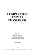 Cover of: Comparative animal physiology. | C. Ladd Prosser
