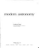 Cover of: Modern astronomy.