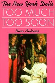 Too Much, Too Soon by Nina Antonia