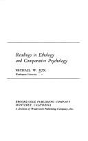 Cover of: Readings in ethology and comparative psychology by Fox, Michael W.