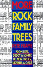 Cover of: More Rock Family Trees by Pete Frame