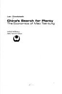 Cover of: China's search for plenty: the economics of Mao Tse-tung.