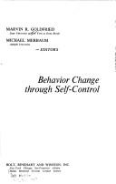 Cover of: Behavior change through self-control. by Marvin R. Goldfried