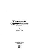 Furnace operations by Robert De Hart Reed