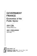 Cover of: Government finance: economics of the public sector by John Fitzgerald Due