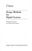 Cover of: Design methods for digital systems