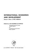 Cover of: International economics and development by Edited by Luis Eugenio di Marco.