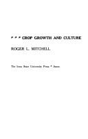 Cover of: Crop growth and culture