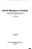 Cover of: Heroic romances of Ireland. | Arthur Herbert Leahy