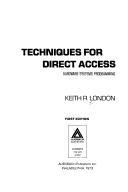 Cover of: Techniques for direct access; hardware systems programming