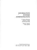 Cover of: Information systems administration