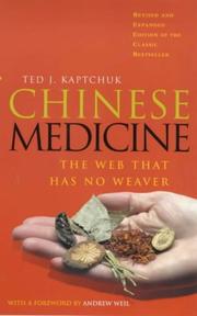 Cover of: Chinese Medicine by Ted J. Kaptchuk