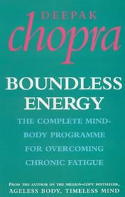 Cover of: Boundless Energy by Deepak Chopra