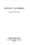 Cover of: Banach algebras.