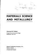 Cover of: Materials science and metallurgy