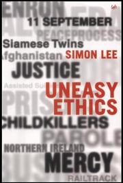 Cover of: Uneasy Ethics