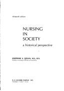 Cover of: Nursing in society by Josephine A. Dolan
